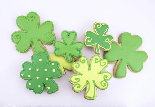 Miniatura 4 de Juego de 3 cortadores de galletas de trébol fabricado en los Estados Unidos por Ann Clark, Mini, mediano y grande trébol