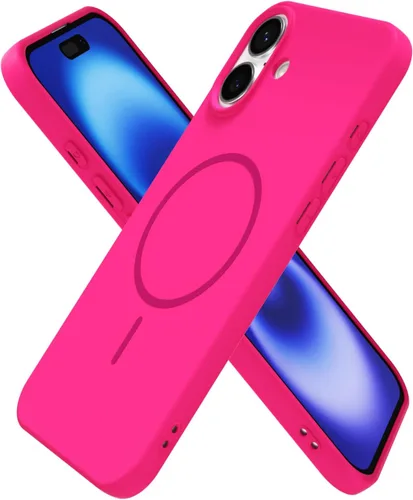 Miniatura 193 de oakxco Funda de silicona Mag Safe para iPhone 17 Pro Max, funda magnética delgada y fina compatible con carga inalámbrica MagSafe, bonita funda Negro