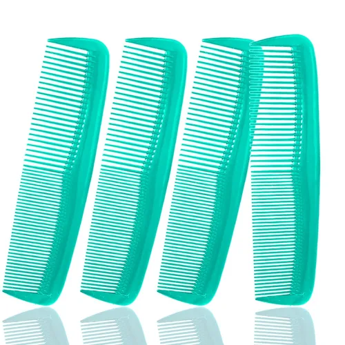 Miniatura 14 de Soft 'N Style Cuidado del cabello, 4 paquetes de peines irrompibles - peine para hombres/peine de dientes finos/peines para cabello Rosa