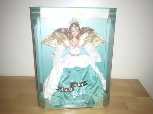 1998 - Mattel - Barbie Collectibles - Angel of Joy Barbie - 1er en serie - Colección Timeless Sentiments - Edición coleccionista - Fuera de