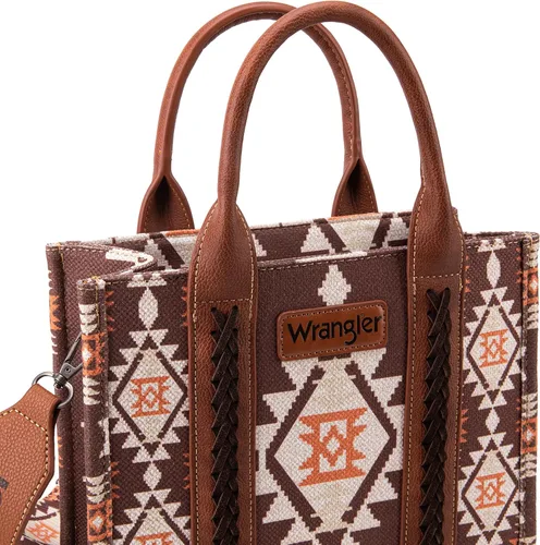 Miniatura 4 de Wrangler Aztec Tote Bag for Women Boho Shoulder Purses and Handbags