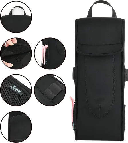 Miniatura 3 de Beautyflier Funda de viaje universal de neopreno para rizador resistente al calor – Triple barril Curl styling waver Cover (solo manga)