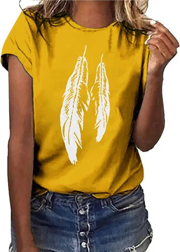 Miniatura 46 de Camiseta con estampado de animales para mujer, camiseta de libélula divertida, linda camiseta de manga corta, blusa de primavera 2023, camisas