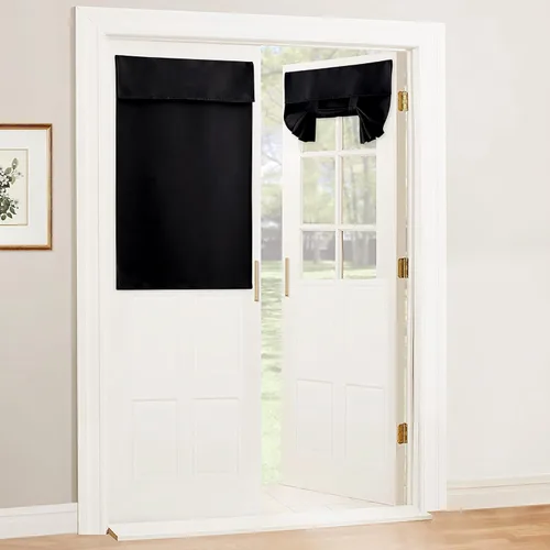 Miniatura 30 de RYB HOME 2 Paneles Cubierta de Ventana de Puerta de Aula, Persianas Opacas para Ventanas y Puertas de Aula Cubierta Persianas de Confinamiento