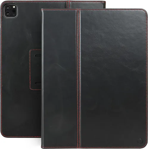 Miniatura 18 de Casemade Real Leather Case Compatible with iPad mini 7 (A17 Pro) / 6th Gen (2021) - Full-Grain Leather Cover, Auto Sleep/Wake, Dual Stand Position
