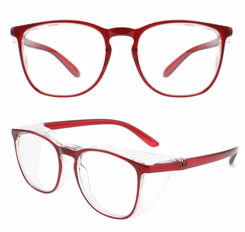 Miniatura 33 de Alsenor Gafas de seguridad antiniebla, gafas protectoras con bloqueo de luz azul, antipolvo, protección UV, para hombres y mujeres (jade)