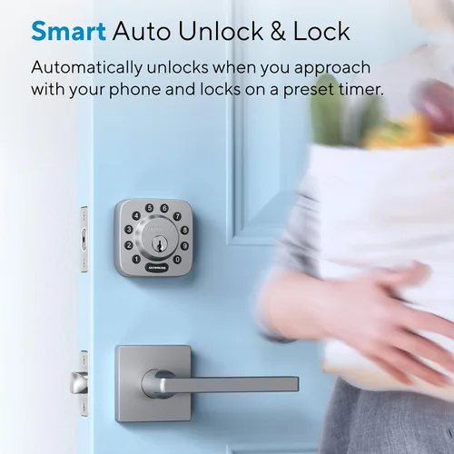 Miniatura 8 de ULTRALOQ U-Bolt - Cerradura inteligente WiFi 5 en 1 con sensor de puerta, cerradura inteligente con cerrojo de puerta WiFi, control remoto
