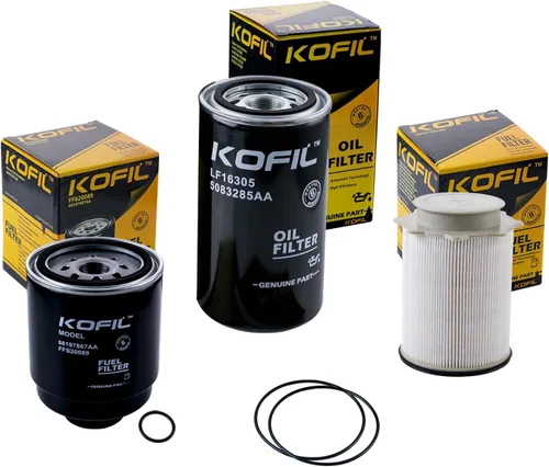 Juego de filtro de combustible y aceite de 6.7 L Cummins con separador de agua, compatible con Dodge Ram 2500 3500 4500 5500 2013-2018, reemplaza #