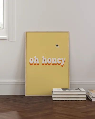 Miniatura 64 de Haus and Hues Arte de pared amarillo – Pósteres estéticos con cita para adolescentes, pósteres estéticos para dormitorio, niñas, impresión artística