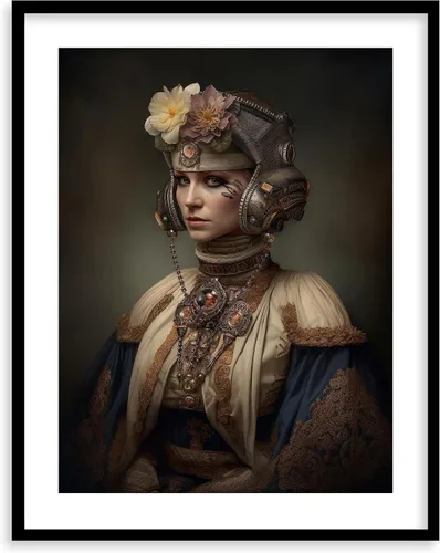 Miniatura 48 de Láminas de Arte de Retratos Victorianos de Star Wars - Impresión de Arte Fino Giclée Premium - Decoración de Pared Steampunk Estética, Póster Darth