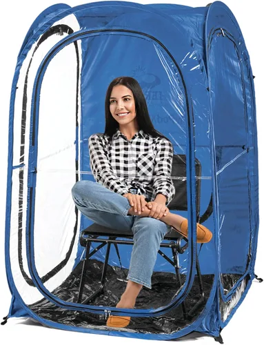 Miniatura 19 de WeatherPod® Pop-Up Sports Tent 1-2 Person – Instant Setup MyPod™ Original Shark Tank All-Weather Shelter for Outdoor Sports, Rain, Wind & Cold