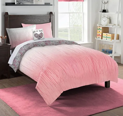 Miniatura 7 de Northwest Classics Dino Discovery - Juego de ropa de cama de 6 piezas que brilla en la oscuridad, ropa de cama para todas las estaciones para niñas