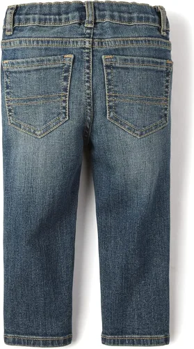 Miniatura 2 de The Children's Place Jeans elásticos de pierna recta para bebés y niños pequeños
