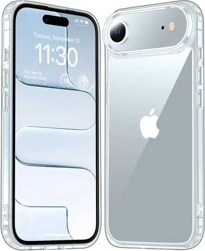 Miniatura 9 de MOZOTER Funda transparente para iPhone 15 Pro, antiamarilleo, protección contra caídas de grado militar, a prueba de golpes, funda delgada