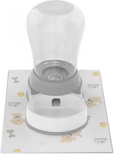 Miniatura 9 de STALTWO - Comedero automático para perros de 1 galón, dispensador de agua para mascotas premium Staltwo con alfombrilla antideslizante, comedero