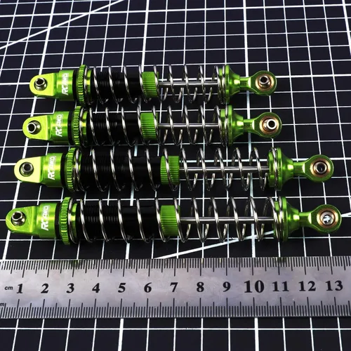 Miniatura 7 de RCAWD Amortiguadores delanteros traseros de aleación para Losi 1/10 Baja Rey 4WD Hammer Rey U4 Rock Racer Verde