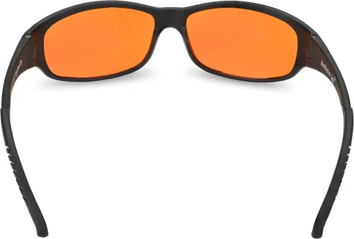 Miniatura 3 de Anteojos ámbar bloqueo de azul para dormir, BioRhythm Safe(TM), anteojos para la noche, anteojos especiales teñido de naranja para ayudarte a dormir