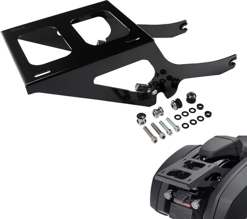 Miniatura 12 de TCMT King - Caja envolvente para maletero de motocicleta, montaje en el respaldo, portaequipajes, luz trasera, altavoces traseros aptos para Harley