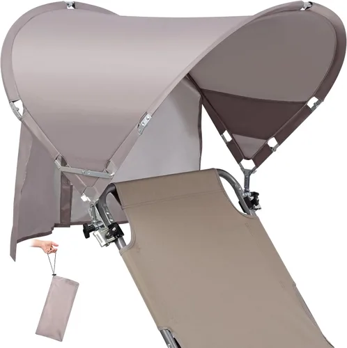 Toldo universal XL resistente al viento para silla, extra grande plegable UPF 50+ con abrazadera ajustable, se adapta a la mayoría de la playa,
