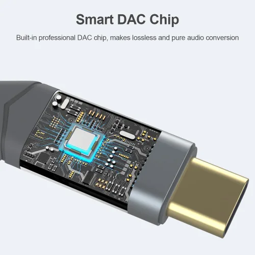 Miniatura 5 de Adaptador USB tipo C a conector de auriculares de 0.138 in, audio USB c compatible con iPhone 15/15 Pro/15 Plus/15 Pro Max, iPad Pro, MacBook