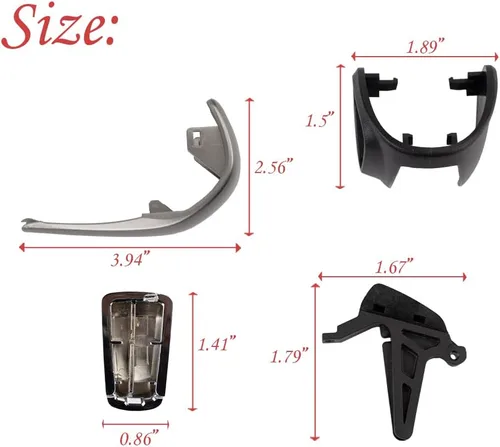 Miniatura 2 de RLB-HILON Kit de perilla de cambio de transmisión automática compatible con Chevrolet Sonic Chevy Trax 2012 a 2016 años de repuesto # 42539736