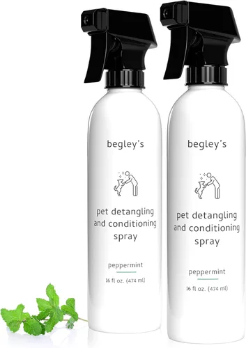 Miniatura 14 de Begley's Aerosol desenredante para mascotas, espray desenredante perfumado de aceite esencial de primera calidad para perros, cachorros y gatos
