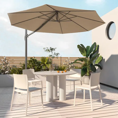 Miniatura 8 de LESHI Silla de comedor moderna apilable de plástico con respaldo sin brazos para comedor, sala de estar, jardín, patio, balcón, escritorio