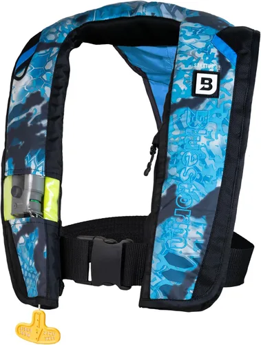Miniatura 11 de BLUESTORM Stratus 35 Chaleco salvavidas inflable PFD para adultos Chaleco salvavidas automático de inflado automático aprobado por la Guardia