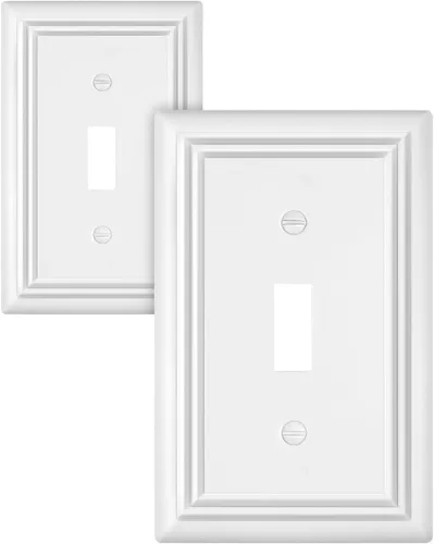 Miniatura 31 de Cubiertas de Enchufe Decorador Doble, Placas de Pared de Bronce Envejecido para Interruptor de Regulador, Enchufe GFCI y Receptáculo, Placas