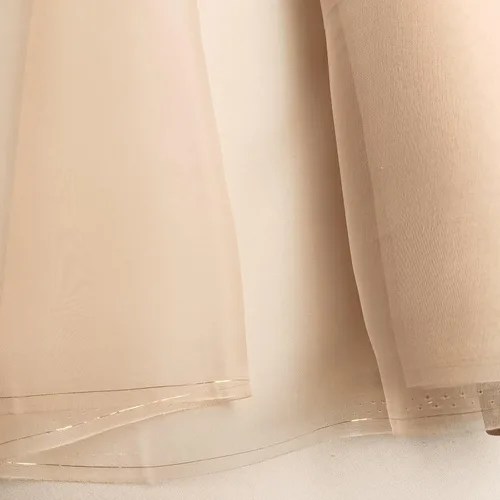 Miniatura 9 de 100cm*114cm Tela de Seda de Morera de Organza Tecido Vestido de Novia de Moda Vestido de Noche Tela de Seda Material de Forro Gasa Velo de Tul
