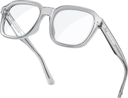 Miniatura 19 de VISOONE - Gafas de luz azul de moda con bloqueo de luz azul, anteojos cuadrados grandes para computadora para mujeres y hombres; Bennett