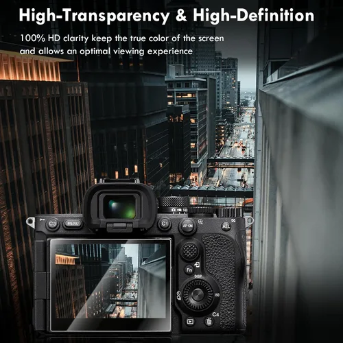 Miniatura 5 de Rieibi Protector de pantalla para cámara Hasselblad X2D/X2D II 100c (para accesorios), dureza 9H de 0.010 in, película de vidrio templado universal