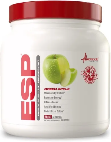 Miniatura 13 de Suplemento de nutrición metabólica ESP. Suplemento energizante y estimulador de la resistencia de preentrenamiento. Mayor energía y concentración