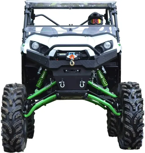 SuperATV Kit de elevación resistente de 6 pulgadas para Kawasaki Teryx 4/800 (2016+) - Verde - Kit completo con ejes Rhino 2.0, barras de