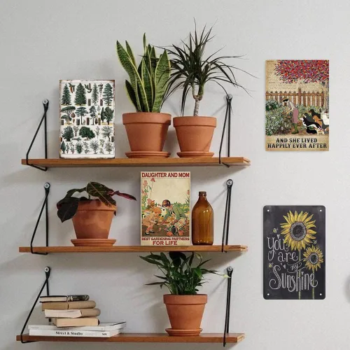Miniatura 4 de Póster vintage con placa de hierro y pintura para pared, diseño de perros y gatos, diseño divertido y novedoso para bar, gato, papel higiénico, sala