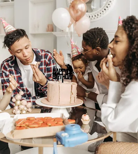 Miniatura 4 de Decoración de pastel de cumpleaños para fotógrafos, entusiastas de la fotografía, fiesta temática de baby shower, niños y niñas, suministros