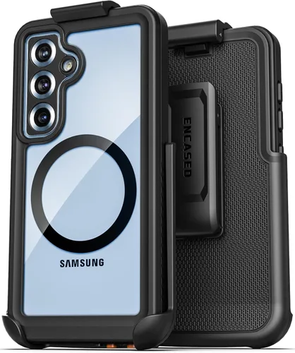 Miniatura 12 de Encased Funda impermeable para cinturón diseñada para Samsung Galaxy S24 Plus, funda protectora de cuerpo completo con protector de pantalla