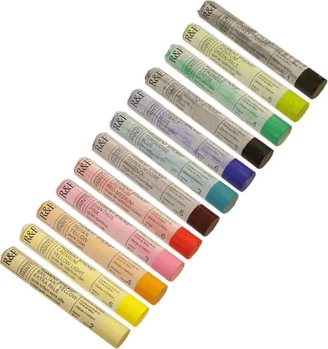 Miniatura 53 de Pinturas R&F Hechas a Mano - Palo de Pigmento al Óleo Profesional, Gris Neutro Medio, 188 ml