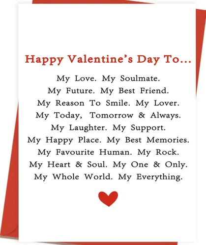 Miniatura 7 de OJsensai Bonita tarjeta del día de San Valentín con sobre resistente, regalos de San Valentín para novio, novia, la mejor idea de regalo de San DO 6
