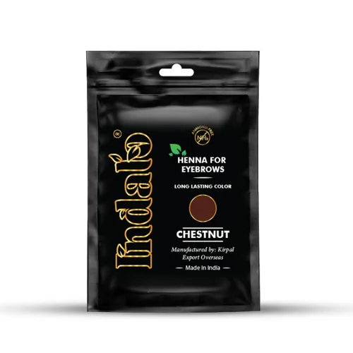 Miniatura 7 de Indalo Henna de cejas marrón claro de 0.35 oz Polvo de color para cejas, a prueba de manchas y resistente al agua, vegano, libre de crueldad