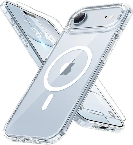 Miniatura 90 de Miracase Funda diseñada para iPhone SE 2022/SE 2020/7/8, funda multicolor de silicona a prueba de golpes (rojo)