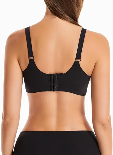 Miniatura 4 de Angelhood Paquete de 3 brasieres de lactancia para lactancia materna, suaves y sin costuras, brasier para dormir, bralette inalámbrico