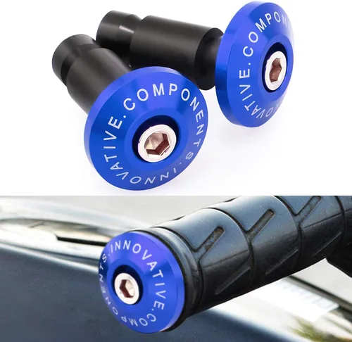 Miniatura 12 de GUAIMI Extremos de barra de motocicleta Street Bike 7/8" Agarres para manillar Tapones universales para motocicletas-Negro