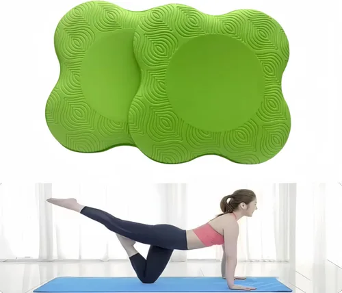 Miniatura 12 de Rodilleras de yoga (juego de 2) – Accesorios y accesorios de yoga masculinos y femeninos para fitness, viajes, meditación, arrodillarse, equilibrio
