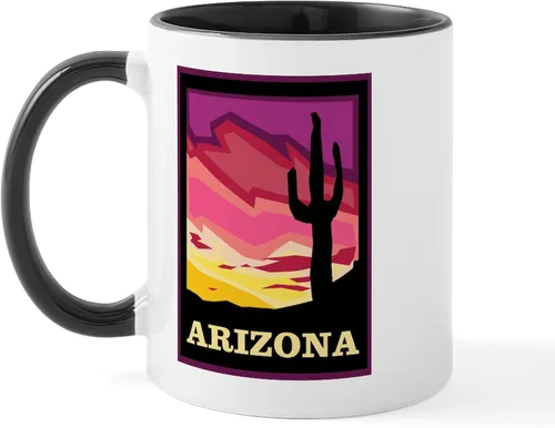 Miniatura 23 de CafePress ARIZONA Mugs Taza de café de cerámica de 11 oz (11.0 fl oz)