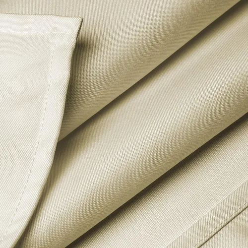 Miniatura 4 de Lann's Linens - Mantel rectangular de tela de poliéster de primera calidad para bodas, banquetes y restaurantes Beige
