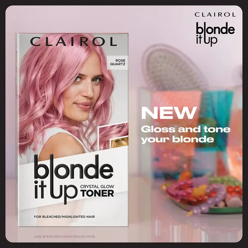 Miniatura 10 de Clairol Blonde It Up Crystal Glow Toners - Tinte semipermanente para el cabello, color perla luminoso, sin amoníaco, añade tonos nacarados a tonos