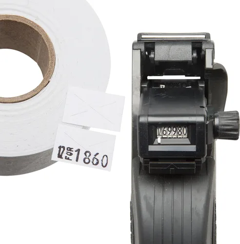 Miniatura 4 de Perco Etiquetas de precios para Garvey 18-6 One Line Price Gun Gx1812 (18-6, kit de inicio blanco)