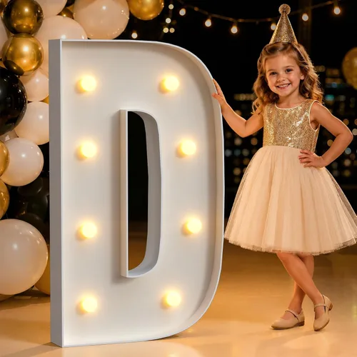 Miniatura 53 de Mixifox Letras de marquesina de 3 pies en Y, letras grandes iluminadas de 3 pies de alto con luces, letra grande para boda, compromiso, graduación