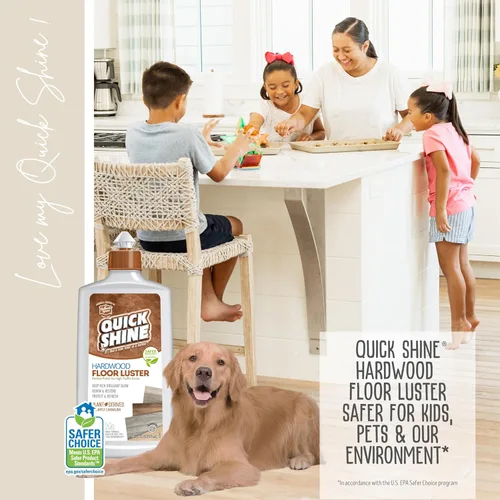 Miniatura 21 de Quick Shine Ultimate Gold Clean + Polish Mop Kit Kit de 10 piezas todo en uno con accesorios intercambiables Pulidor de piso incluido No